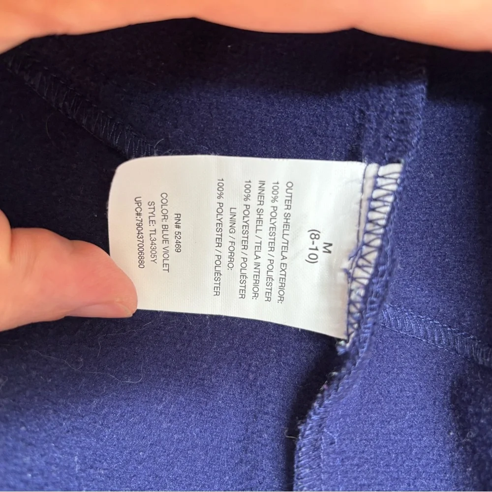 Free Tech Women’s Jacket, Blue Violet, Zip Front, Pockets, Hooded, Lined, Medium - Picture 2 of 7